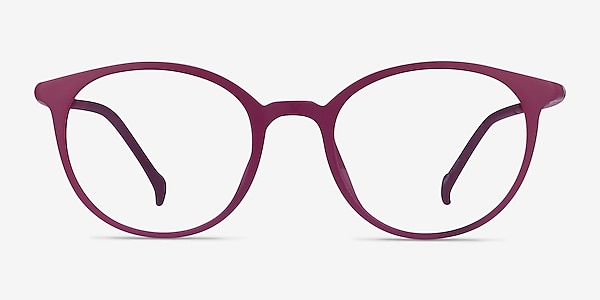 Berry Purple Plastic Eyeglass Frames