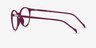 Berry Purple PlasticEyeglass Frames from EyeBuyDirect, Side View