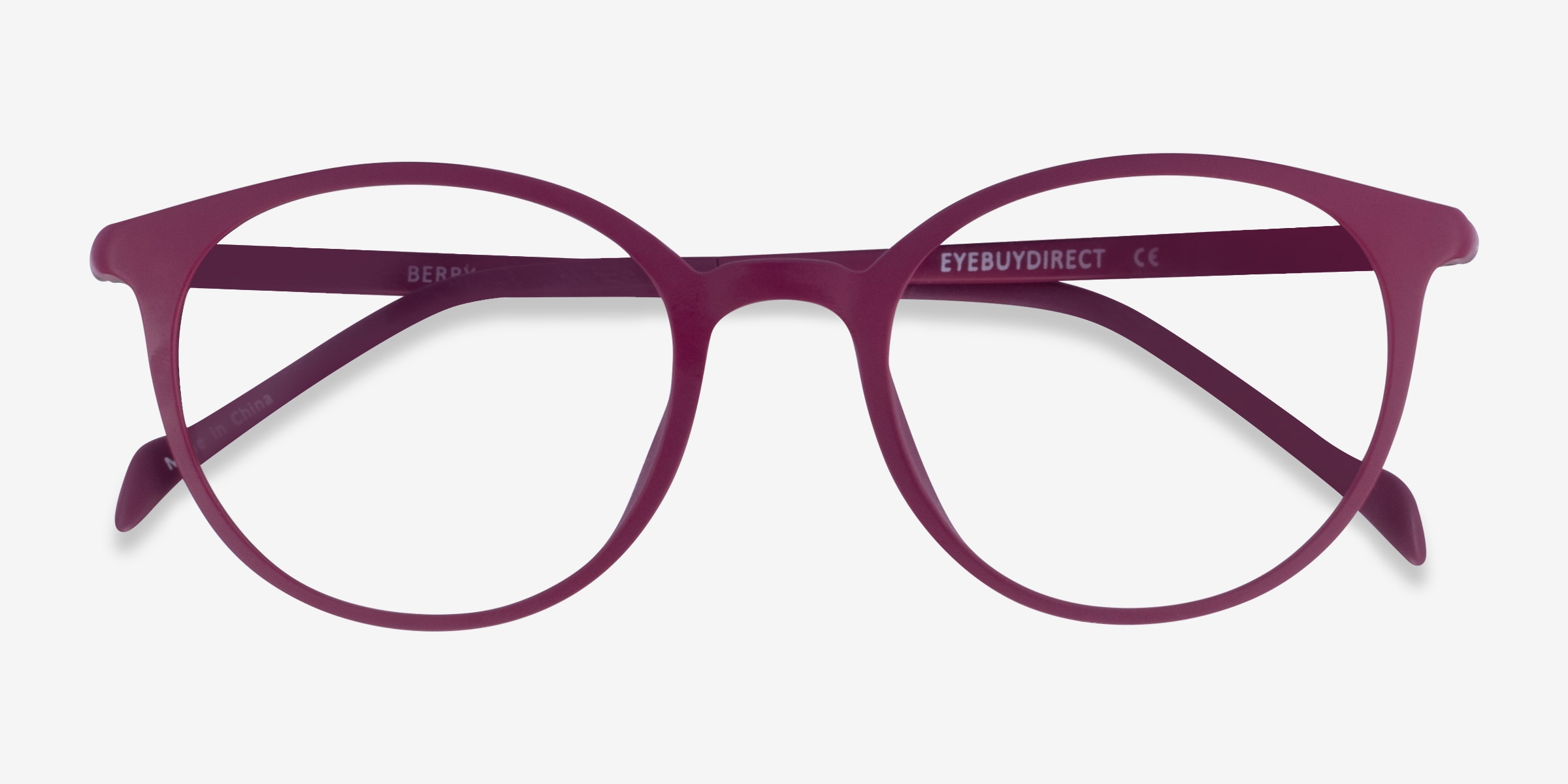 Round purple eyeglass frames on sale