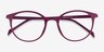 Berry Purple PlasticEyeglass Frames from EyeBuyDirect, Closed View