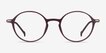 Matcha Dark Brown PlasticEyeglass Frames from EyeBuyDirect, Front View