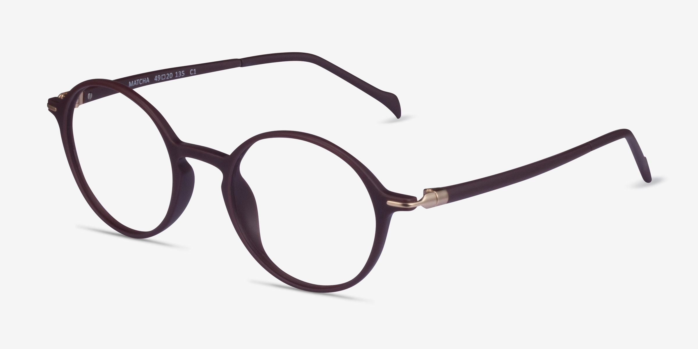 Matcha Round Dark Brown Full Rim Eyeglasses Eyebuydirect Canada