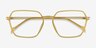 Tatsu Clear Yellow PlasticEyeglass Frames from EyeBuyDirect, Closed View