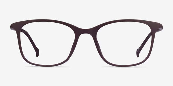 Bamboo Marron foncé Plastique Montures de lunettes de vue