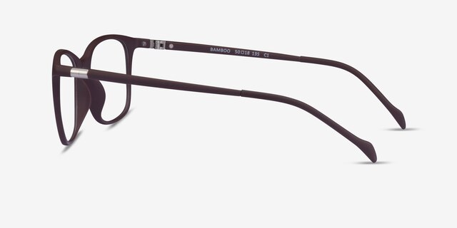 Bamboo Dark Brown PlasticEyeglass Frames from EyeBuyDirect, Side View