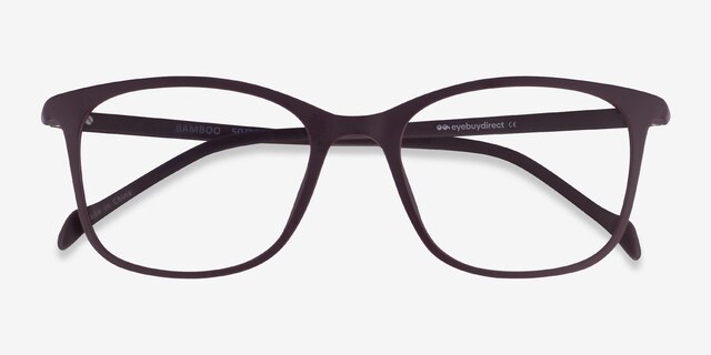 Bamboo Dark Brown PlasticEyeglass Frames from EyeBuyDirect, Closed View