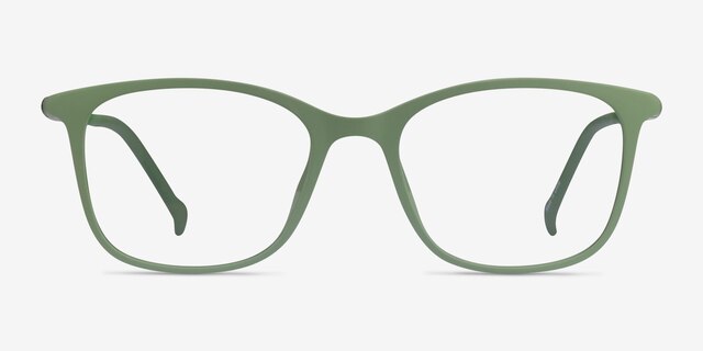 Bamboo Green PlasticEyeglass Frames from EyeBuyDirect, Front View