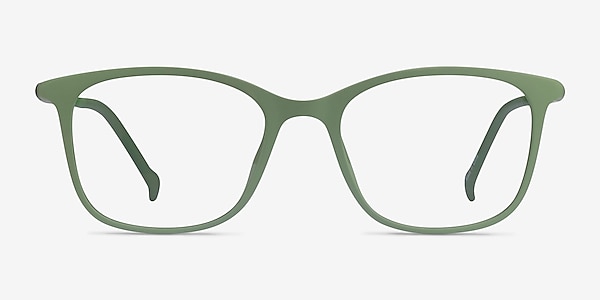 Bamboo Green Plastic Eyeglass Frames