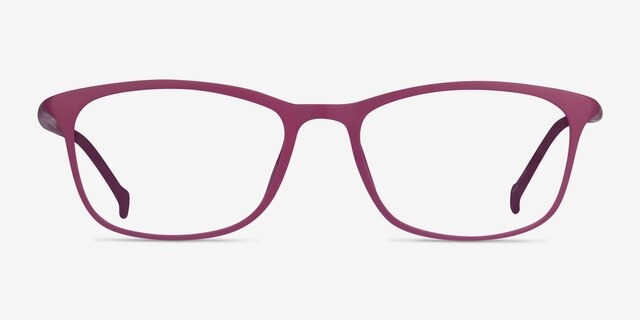 Unwind Purple PlasticEyeglass Frames from EyeBuyDirect, Front View