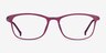 Unwind Purple PlasticEyeglass Frames from EyeBuyDirect, Front View