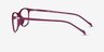 Unwind Purple PlasticEyeglass Frames from EyeBuyDirect, Side View