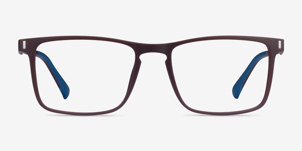 Anza Marron foncé Plastique Montures de lunettes de vue