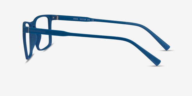 Anza Navy PlasticEyeglass Frames from EyeBuyDirect, Side View