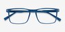 Anza Navy PlasticEyeglass Frames from EyeBuyDirect, Closed View