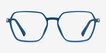 Brisk Navy PlasticEyeglass Frames from EyeBuyDirect, Front View