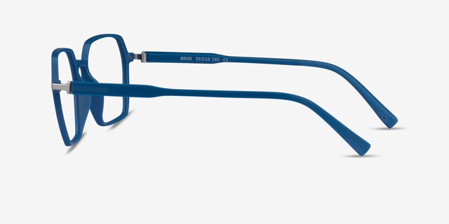 Brisk Navy PlasticEyeglass Frames from EyeBuyDirect, Side View