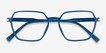 Brisk Navy PlasticEyeglass Frames from EyeBuyDirect, Closed View
