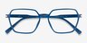 Brisk Navy PlasticEyeglass Frames from EyeBuyDirect, Closed View
