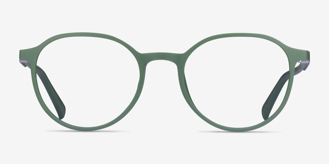 Fresco Green PlasticEyeglass Frames from EyeBuyDirect, Front View