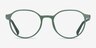 Fresco Green PlasticEyeglass Frames from EyeBuyDirect, Front View