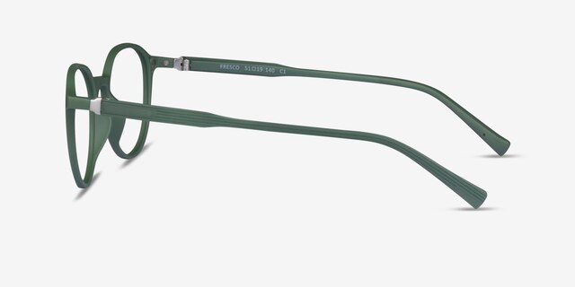 Fresco Green PlasticEyeglass Frames from EyeBuyDirect, Side View
