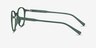 Fresco Green PlasticEyeglass Frames from EyeBuyDirect, Side View