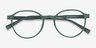 Fresco Green PlasticEyeglass Frames from EyeBuyDirect, Closed View
