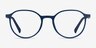 Fresco Navy PlasticEyeglass Frames from EyeBuyDirect, Front View