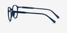 Fresco Navy PlasticEyeglass Frames from EyeBuyDirect, Side View