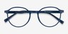 Fresco Navy PlasticEyeglass Frames from EyeBuyDirect, Closed View