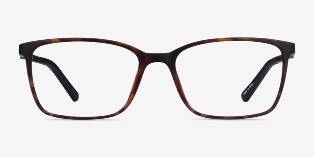 Mosey Tortoise PlasticEyeglass Frames from EyeBuyDirect, Front View