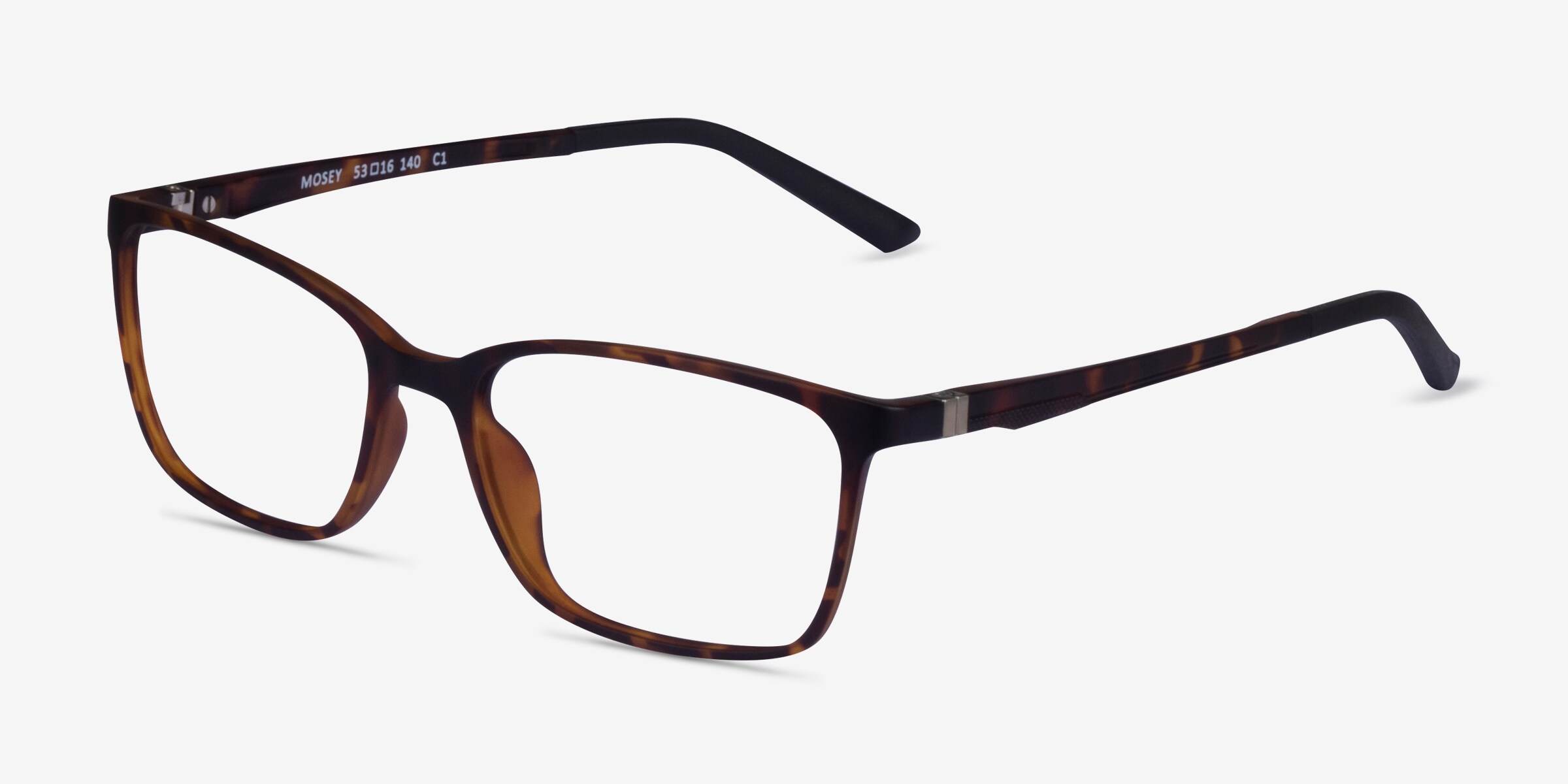 Mosey Rectangle Tortoise Full Rim Eyeglasses | Eyebuydirect Canada