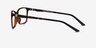 Mosey Tortoise PlasticEyeglass Frames from EyeBuyDirect, Side View