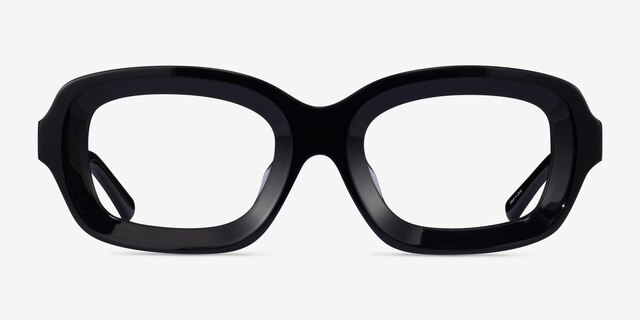 Borough Black AcetateEyeglass Frames from EyeBuyDirect, Front View