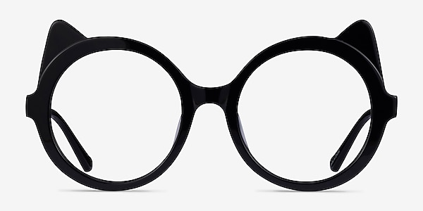 Tonks Black Gold Acetate Eyeglass Frames