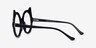 Tonks Black Gold AcetateEyeglass Frames from EyeBuyDirect, Side View