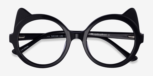 Tonks Black Gold AcetateEyeglass Frames from EyeBuyDirect, Closed View