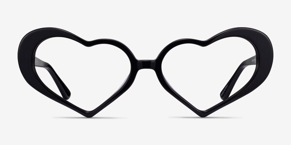 Sweet Noir Acétate Montures de lunettes de vue