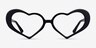 Sweet Black AcetateEyeglass Frames from EyeBuyDirect, Front View