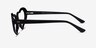 Sweet Black AcetateEyeglass Frames from EyeBuyDirect, Side View