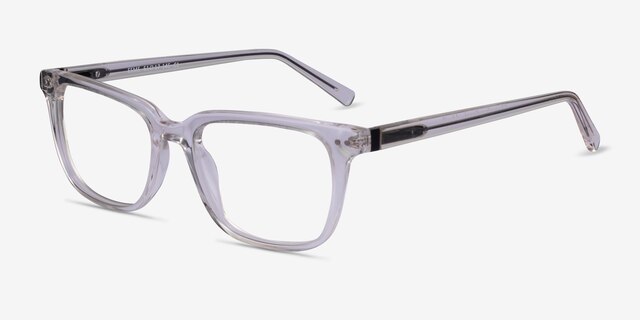 Esme Crystal AcétateMontures de lunettes de vue d'EyeBuyDirect, Vue d'Angle