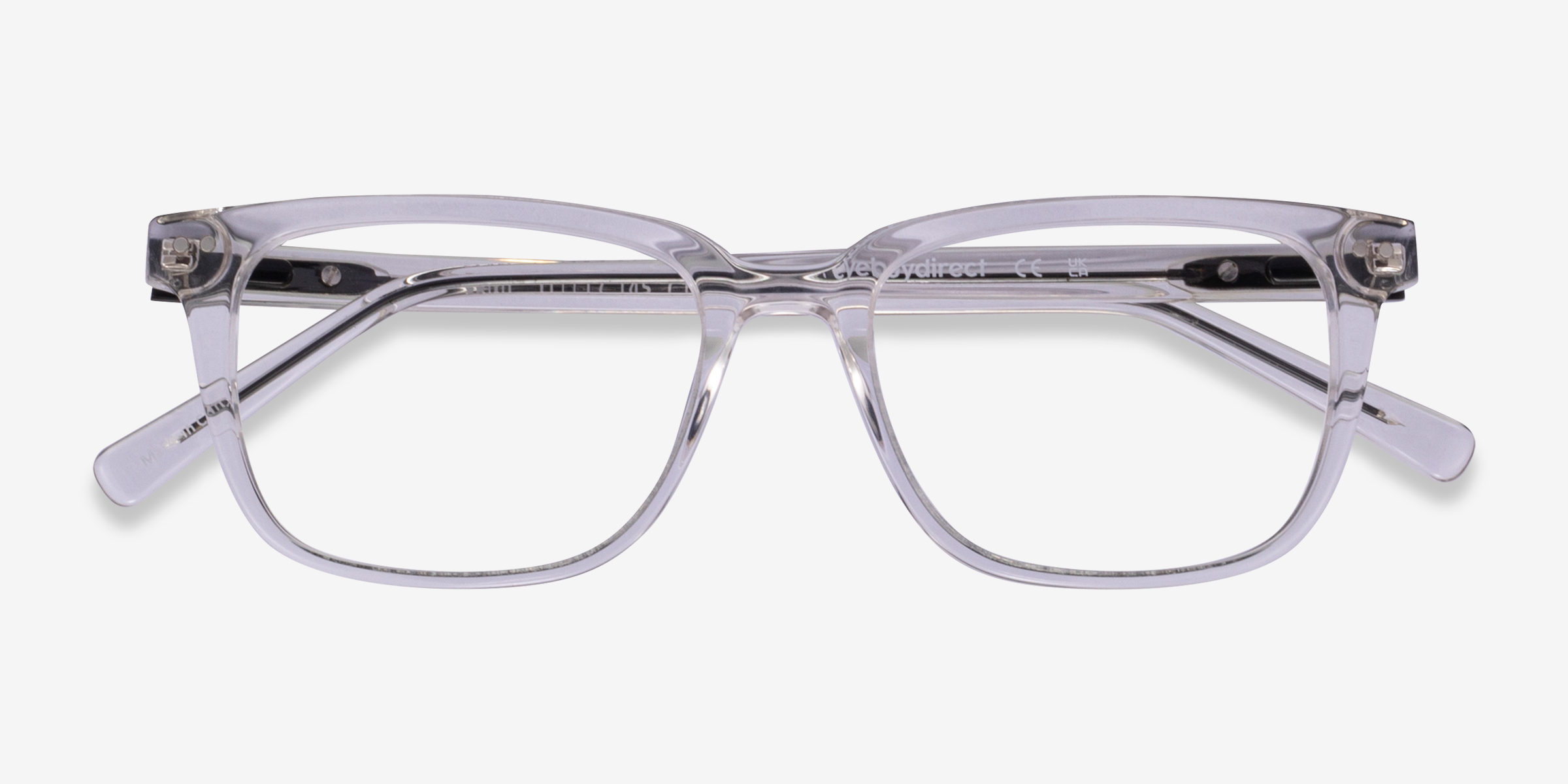 Esme Rectangle Crystal Full Rim Eyeglasses | Eyebuydirect Canada