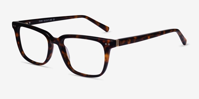Esme Tortoise AcetateEyeglass Frames from EyeBuyDirect, Angle View