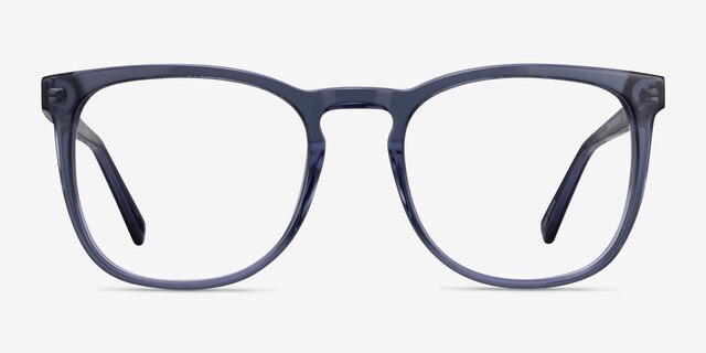 Promise Crystal Blue Green AcetateEyeglass Frames from EyeBuyDirect, Front View