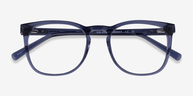 Promise Crystal Blue Green AcetateEyeglass Frames from EyeBuyDirect, Closed View