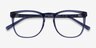 Promise Crystal Blue Green AcetateEyeglass Frames from EyeBuyDirect, Closed View