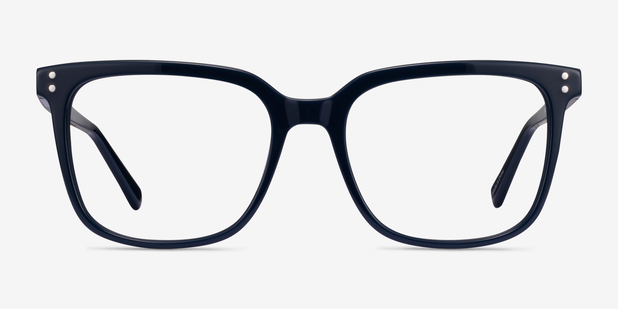 Amia Square Navy Full Rim Eyeglasses Eyebuydirect Canada