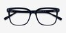 Amia Navy AcetateEyeglass Frames from EyeBuyDirect, Closed View
