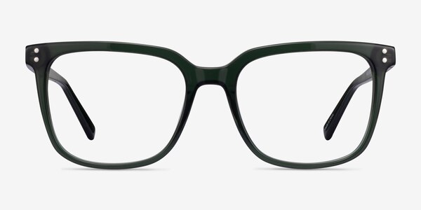 Amia Crystal Green Acétate Montures de lunettes de vue