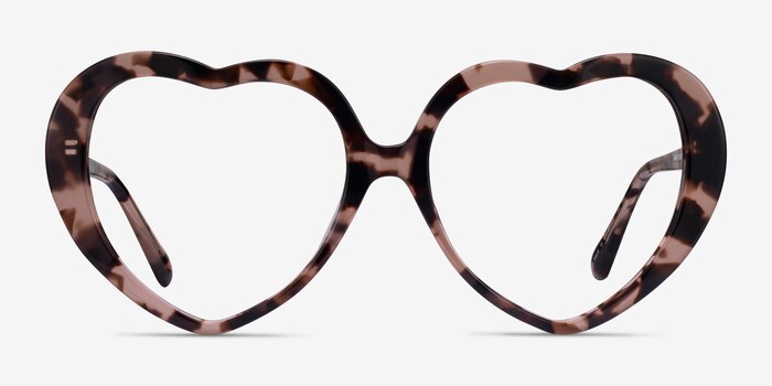 Suki Pink Tortoise Acetate Eyeglass Frames from EyeBuyDirect